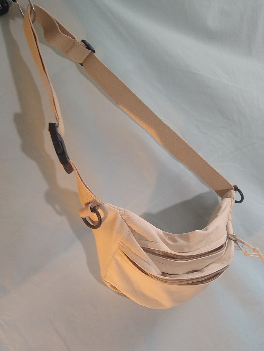 NWOT Light Beige Waistpack/Crossbody Sling Bag
